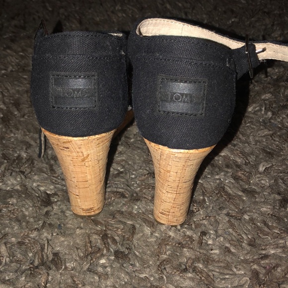 black toms wedges - Picture 3 of 3
